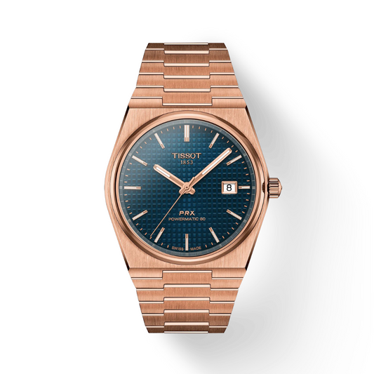Tissot PRX Powermatic 80 Blue Dial Men's Watch - T137.407.33.041.00