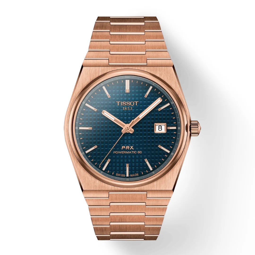 Tissot PRX Powermatic 80 Blue Dial Men's Watch - T137.407.33.041.00