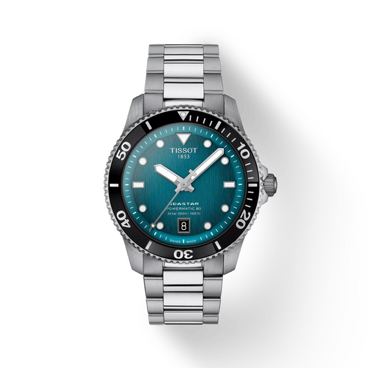 Tissot Seastar 1000 Powermatic 80 Blue Dial Men's Watch - T120.807.11.091.00