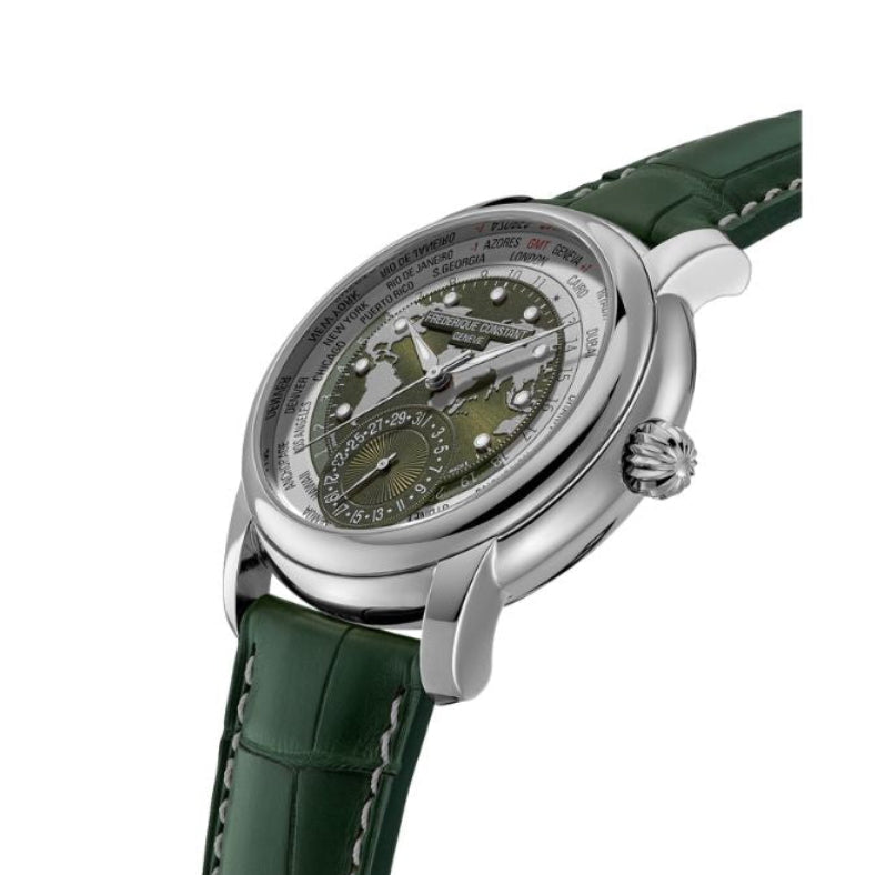 Frederique constant Classic Worldtimer Limited Edition of 718 pieces Men's Watch - FC-718KWM4H6