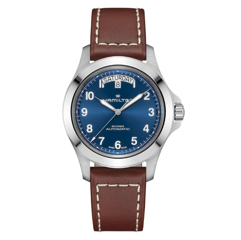 Hamilton Khaki Field King Day-Date Blue Dial 40mm Automatic Men's Watch - H64475540