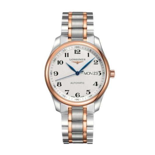 Longines Master Collection White Dial 38.5mm Day Date Men's Watch - L2.755.5.79.7