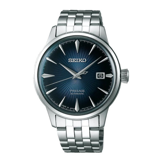 Seiko Presage Cocktail Time Blue Dial Men's Automatic Watch - SRPB41J1
