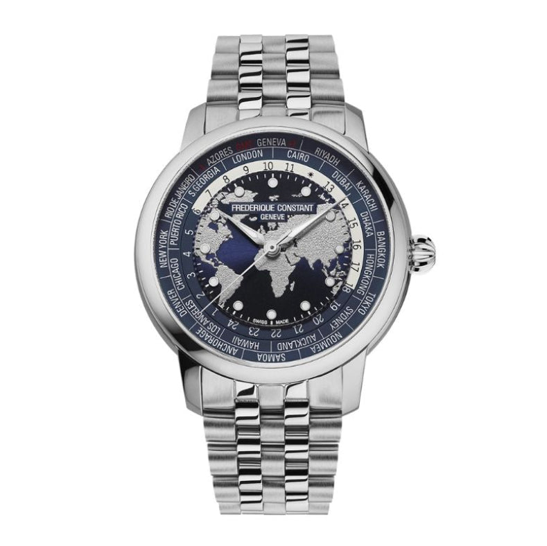 Frederique constant Manufacture Classic Worldtimer Men's Watch - FC-719NN3H6B