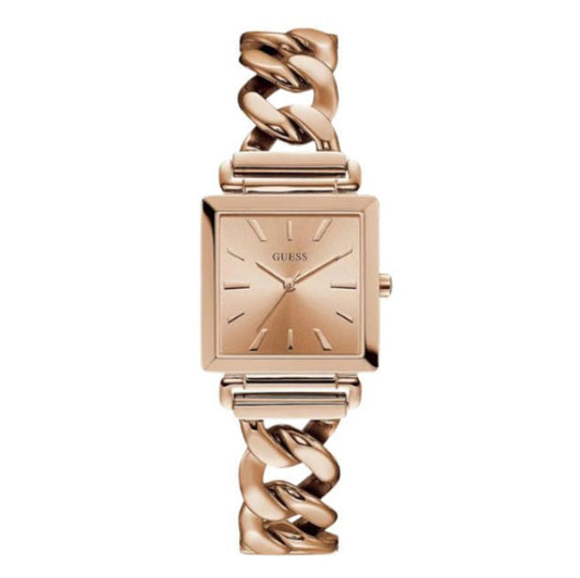 Guess Vanity Rose Gold Dial Rose Gold Strap Ladies Watch - W1029L3