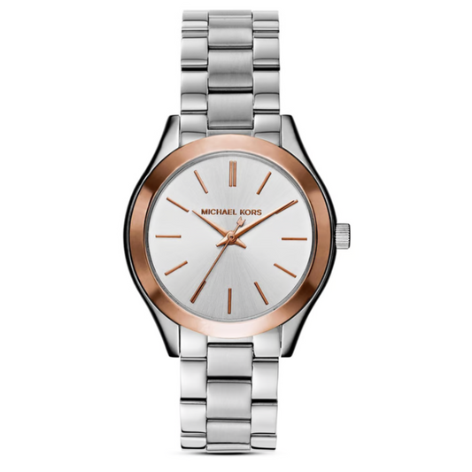 Michael Kors Mini Slim Runway Rose Gold Ladies Watch- MK3514