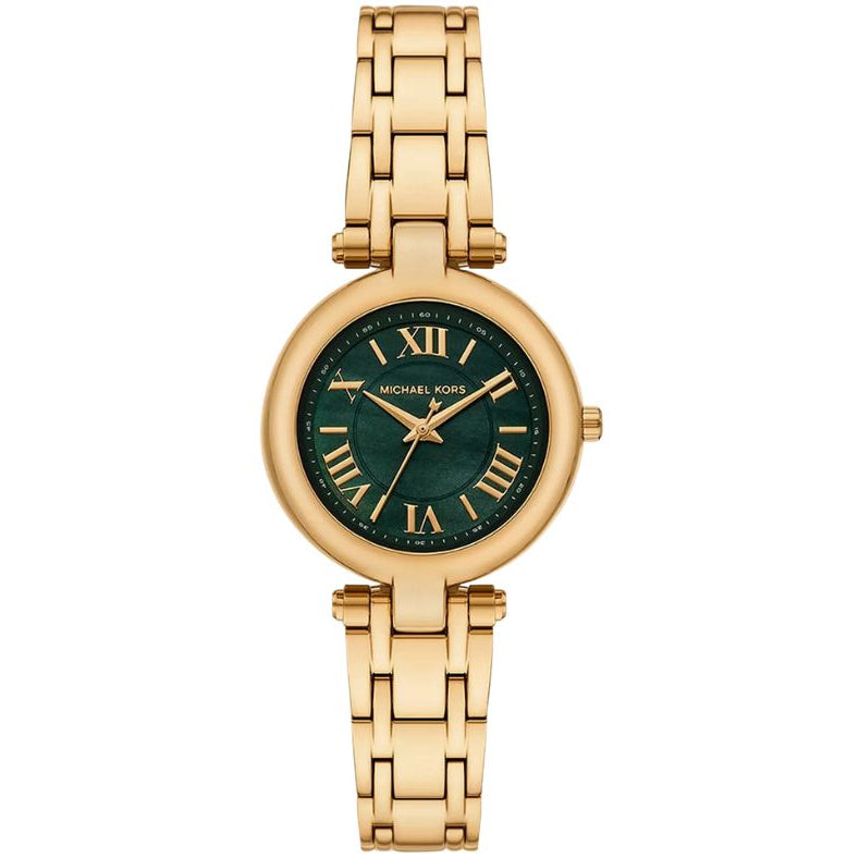 Michael Kors Laney Green Dial Ladies Watch - MK4892