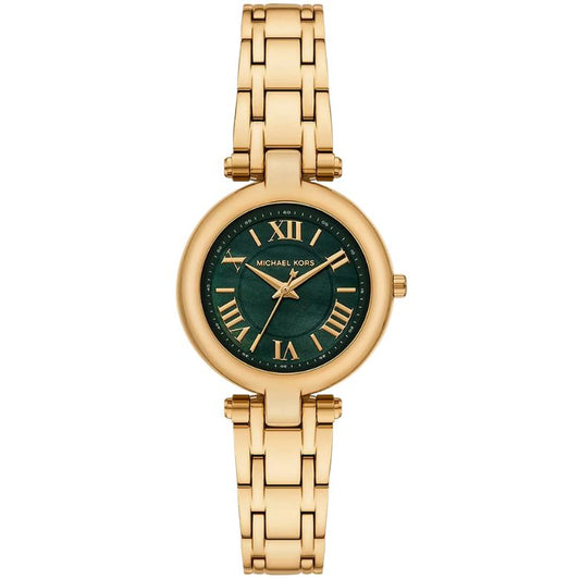 Michael Kors Laney Green Dial Ladies Watch - MK4892