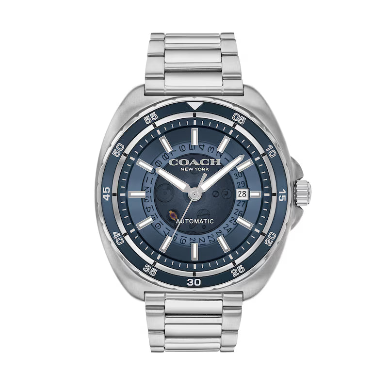 Coach Charter Automatic Blue Dial Men's Watch - 14602711