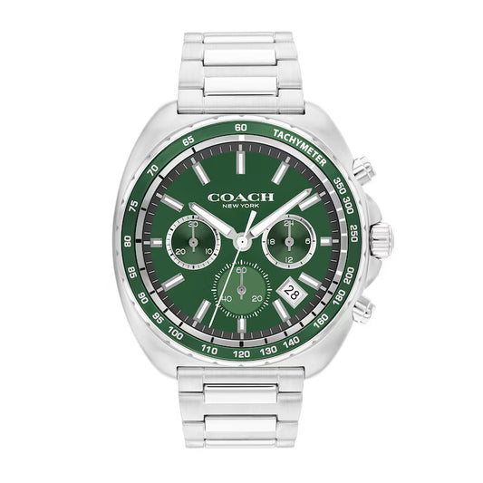 Coach Charter Chronograph Green Dial Men's Watch - 14602701