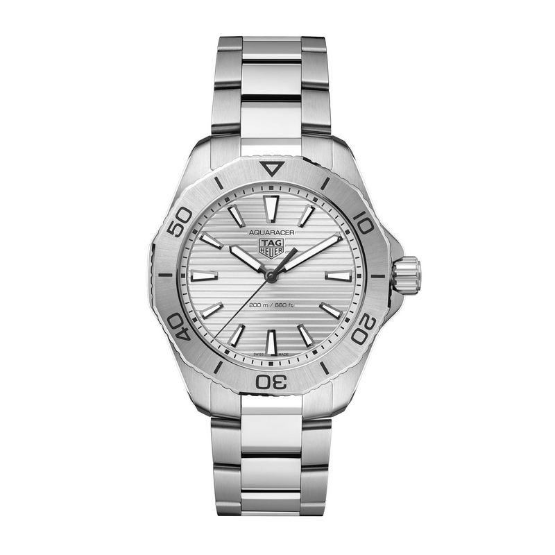 TAG Heuer Aquaracer Professional 200 Silver Dial Men's Watch - WBP1111.BA0627
