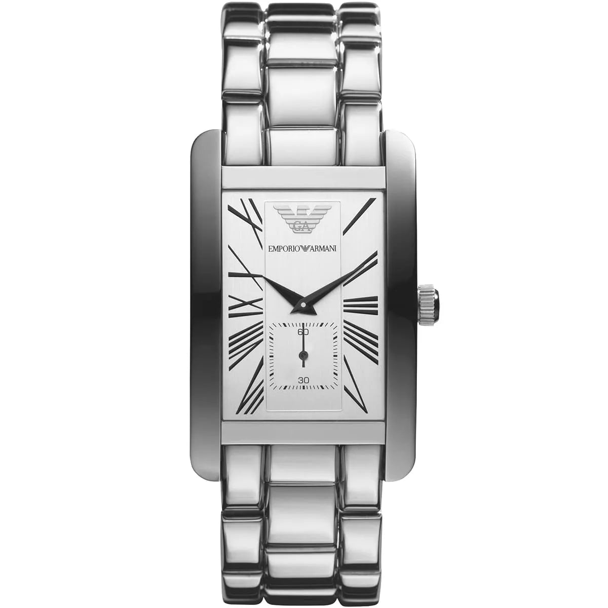 Emporio Armani Silver dial Metal belt with Silver color Men's Watch - AR0145