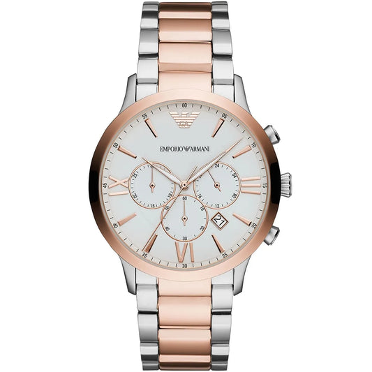 Emporio Armani White Dial Men's Watch - AR11209