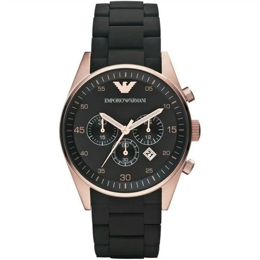 Emporio Armani Black Dial Men's Watch - AR5905