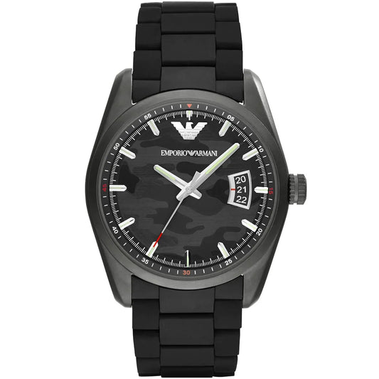 Emporio Armani Black Dial Men's Watch - AR6052