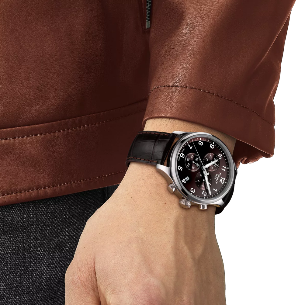 Tissot Chrono XL Classic Brown Dial Men's Watch -  T116.617.16.297.00