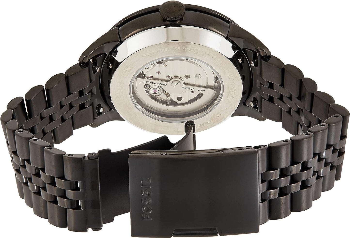 Fossil Townsman Black Men's Automatic Watch- ME3062