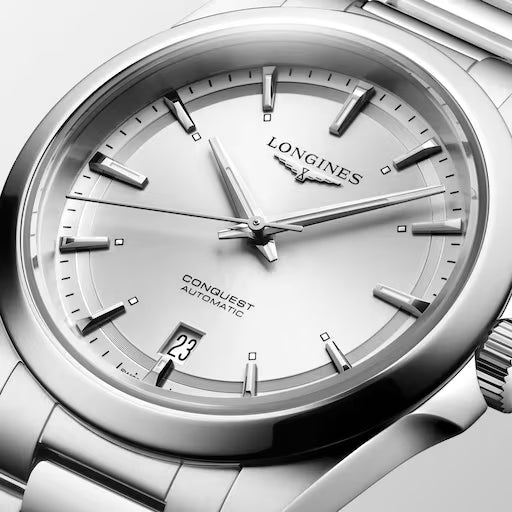 Longines Conquest 38mm White Dial Men's Watch - L3.720.4.72.6
