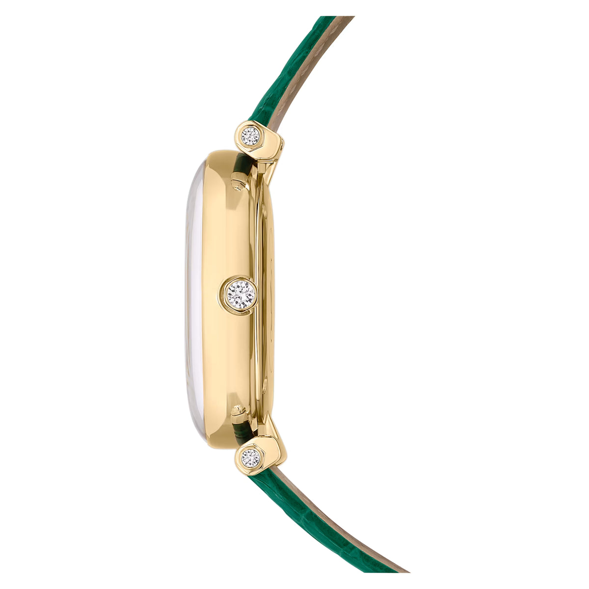 Swarovski Crystalline wonder Green Leather strap Ladies Watch - 5656893
