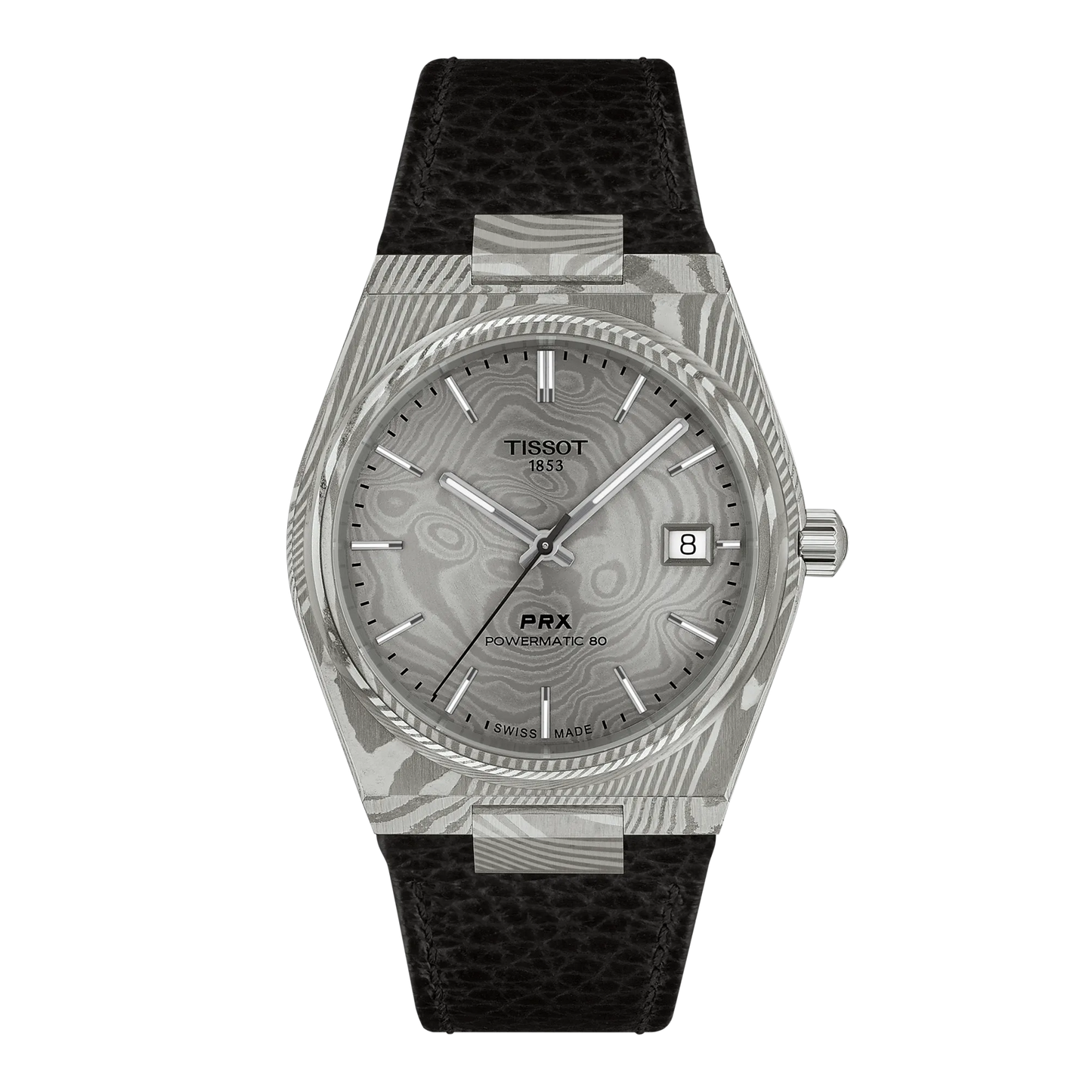 Tissot PRX Damascus Steel 38mm Men's Watch- T137.807.96.081.00