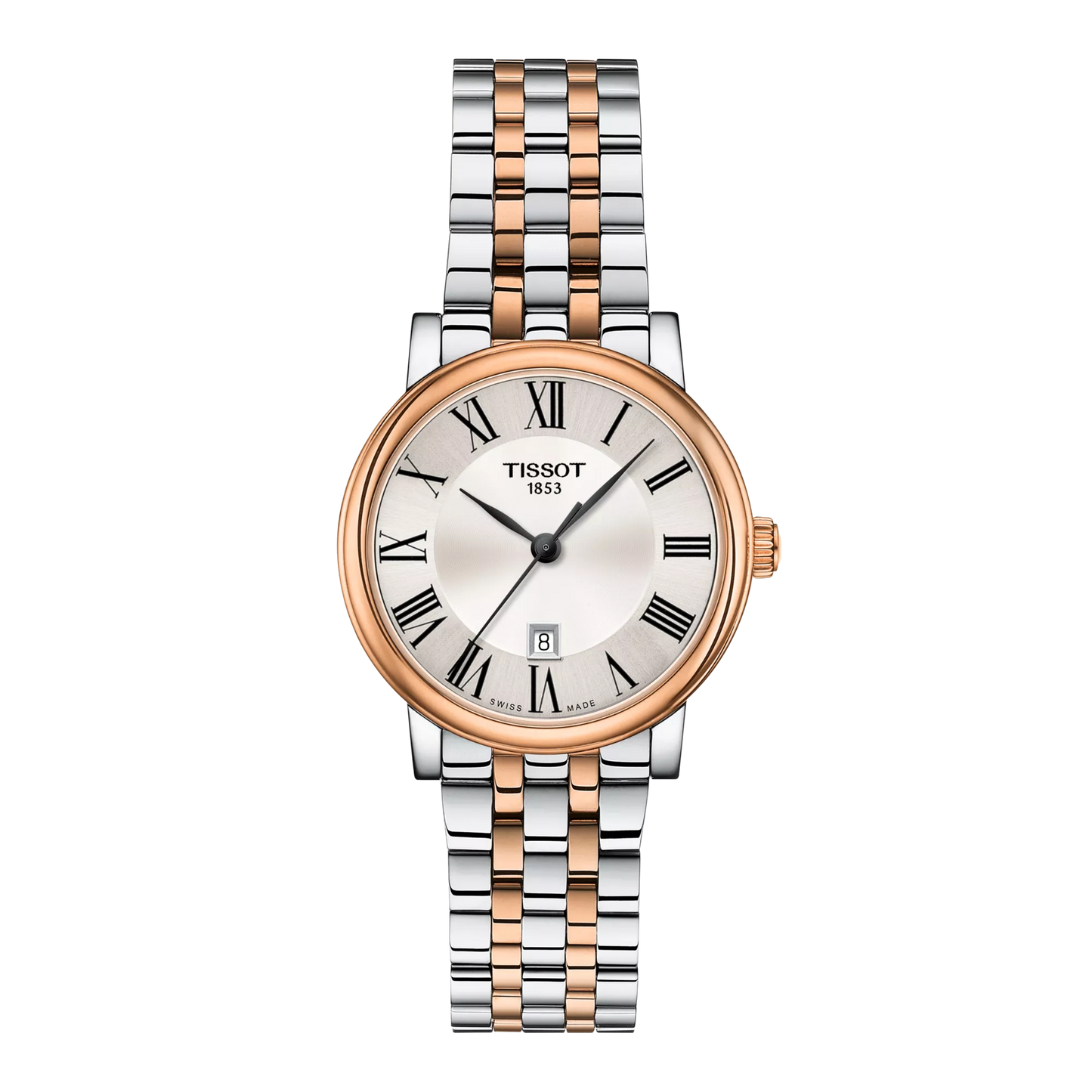 Tissot Carson Premium Lady Dual Tone Watch- T122.210.22.033.01