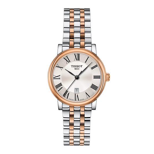 Tissot Carson Premium Lady Dual Tone Watch- T122.210.22.033.01