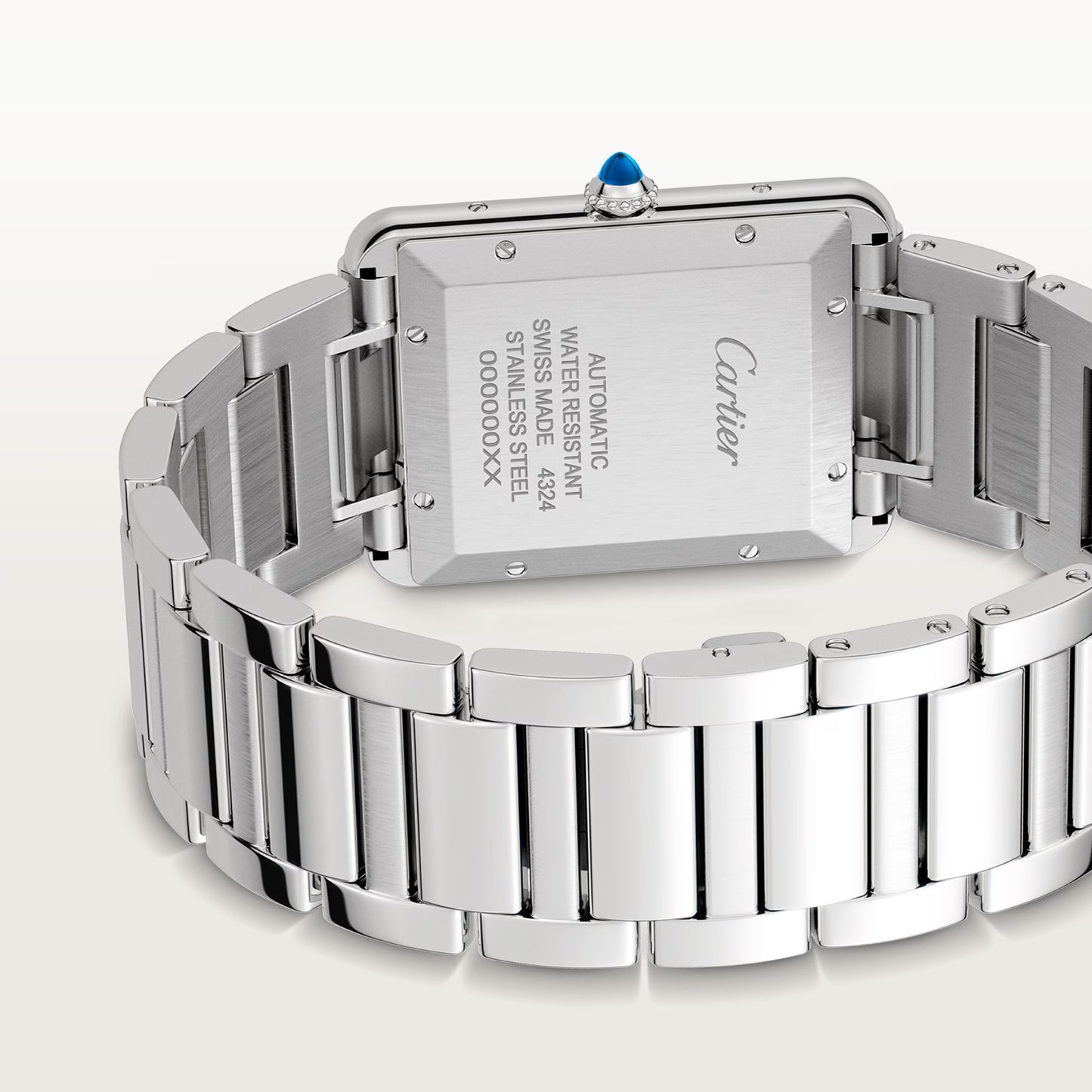Cartier Tank Must Extra-large Automatic Silver Dial Men's Watch - WSTA0053