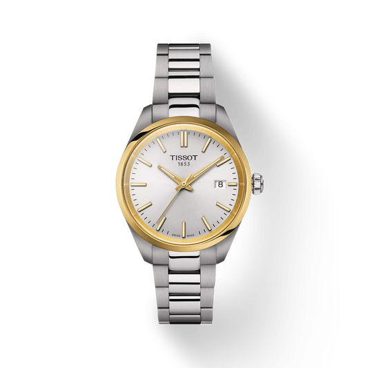 Tissot PR 100 White Dial Ladies Watch - T150.210.21.031.00