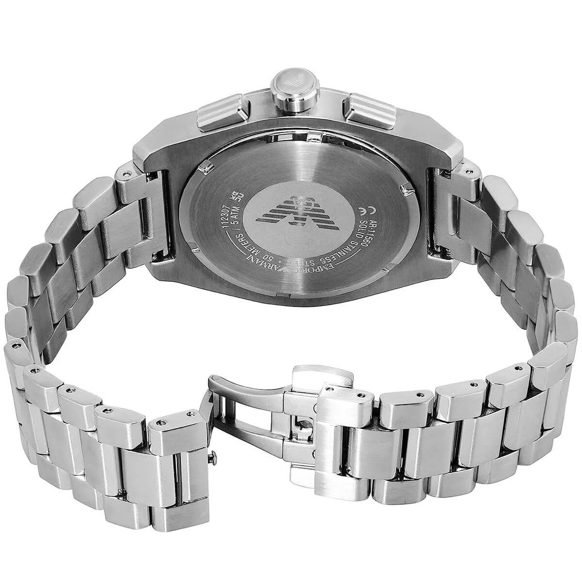 Emporio Armani Black Dial Men's Chronograph Watch - AR11560