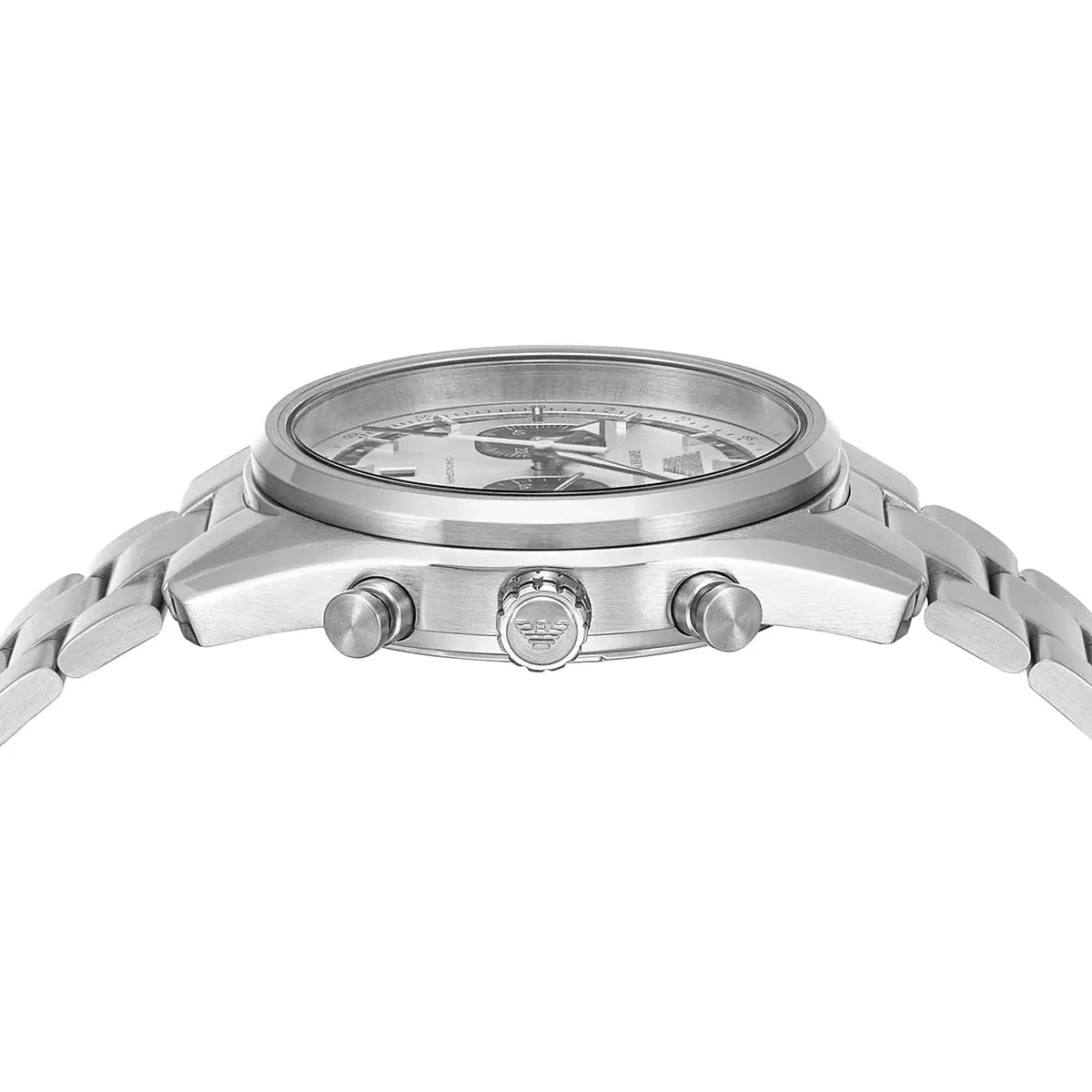 Emporio Armani Racer White Dial Chronograph Men's Watch - AR11636