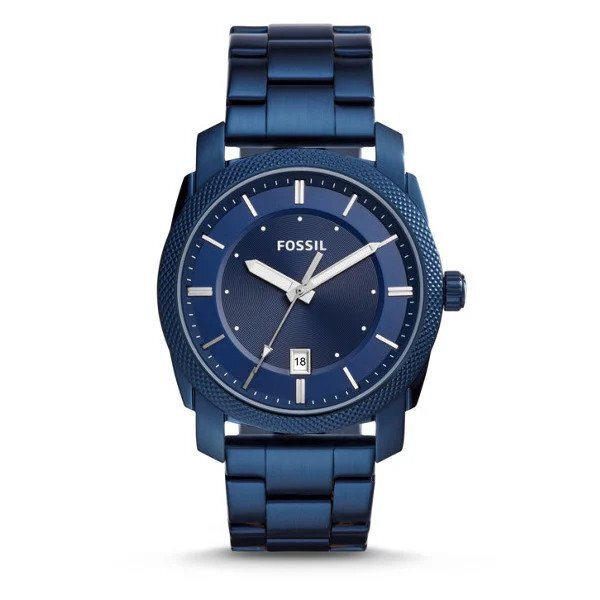 Fossil Three Hand Blue Watch For Men- FS5231
