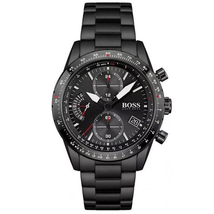 Hugo Boss Aero Chronograph Black Men's Watch- 1513771