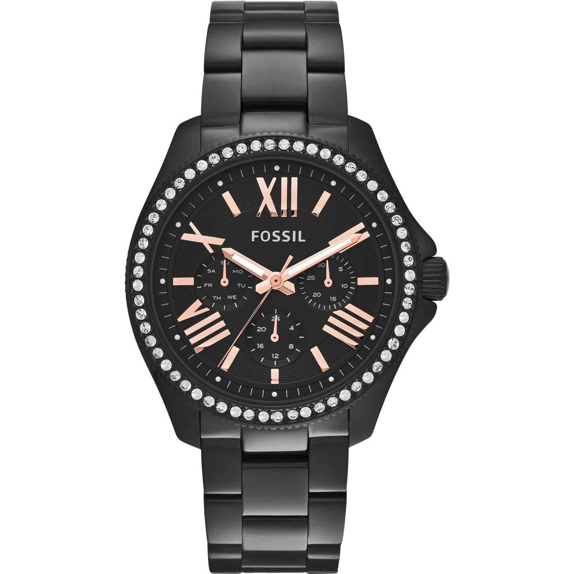 Fossil Multifunction Black Women's Watch- AM4522