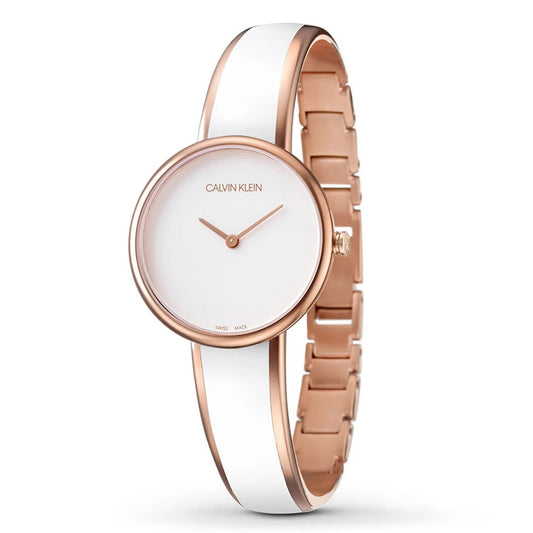 Calvin Klein Seduce Rose Gold Watch for ladies- K4E2N616