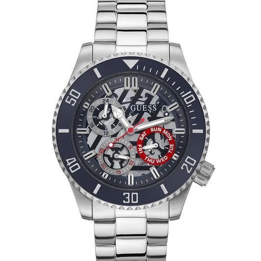 Guess Silver Multifunction Men's Chronograph Watch- GW0488G1