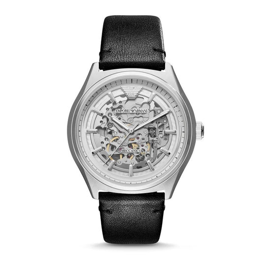 Emporio Armani Skeleton Dial Men's Automatic Watch- AR60003