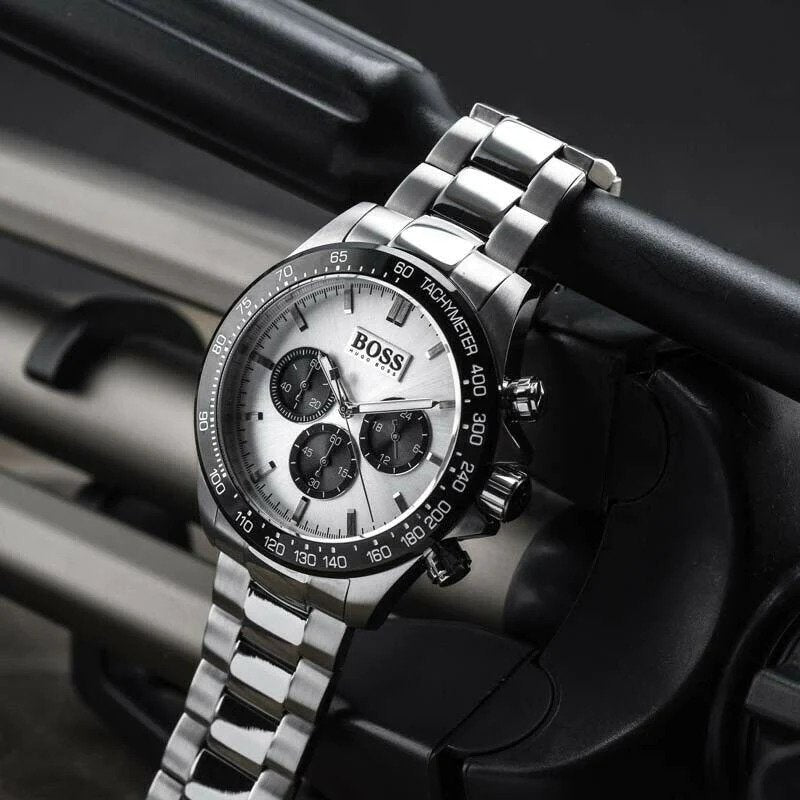 Hugo Boss Panda Dial Men's Chronograph Watch- 1512964
