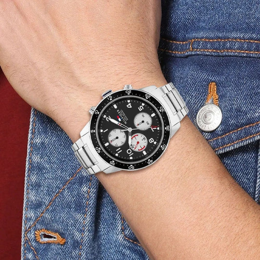 Tommy Hilfiger Black Dial Men's Chronograph Watch- 1791950