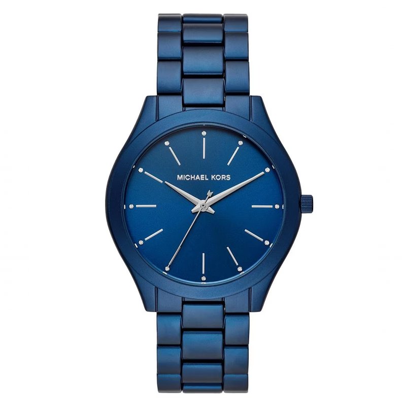 Michael Kors Slim Runway Navy Blue Women's Watch- MK4503
