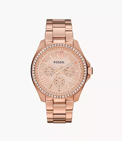 Fossil Multifunction Rose Gold Women's Watch- AM4483