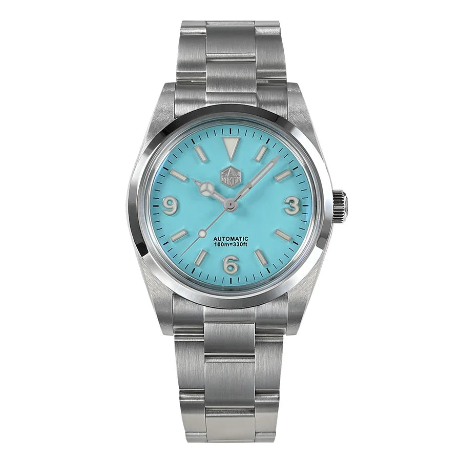 San Martin Tiffany Blue Dial Men's Watch - SN0021