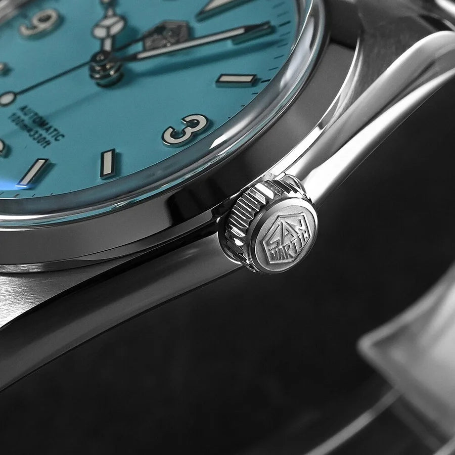 San Martin Tiffany Blue Dial Men's Watch - SN0021