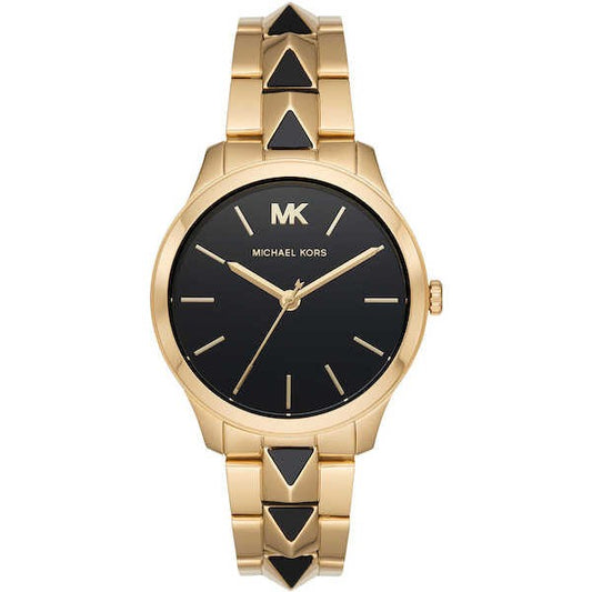 Michael Kors Three Hand Black Women's Watch- MK6669