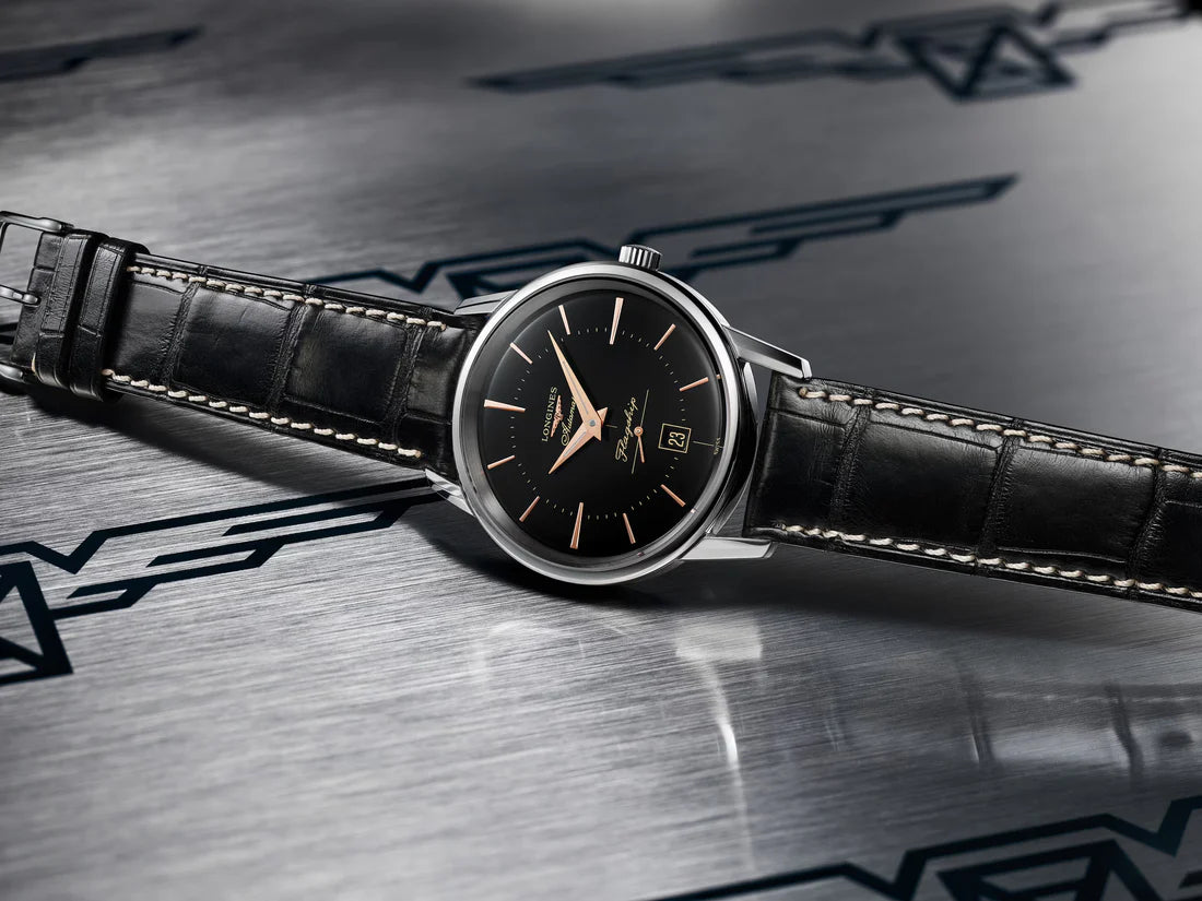 FLAGSHIP HERITAGE Black Dial Automatic Men's Watch - L4.795.4.58.0