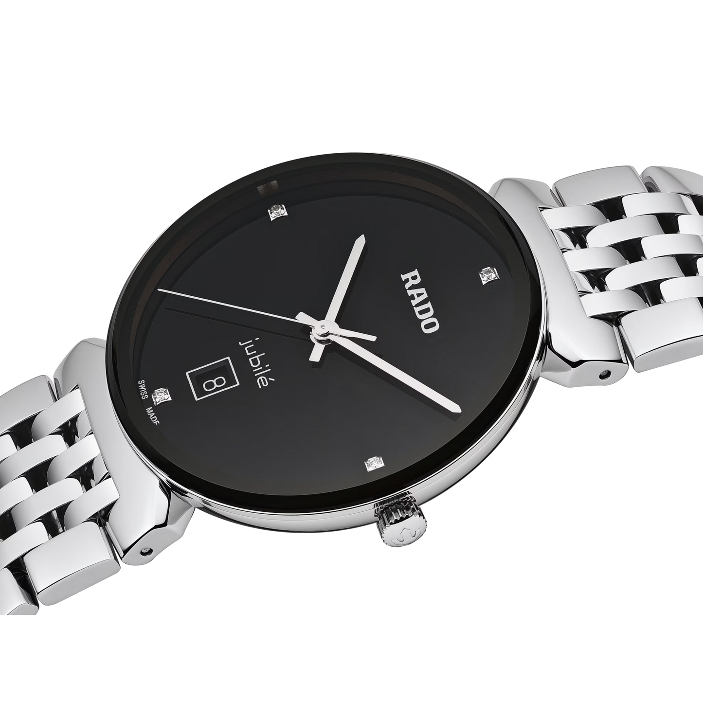 Rado Florence Diamonds Black Dial 38.0mm Watch - R48912713