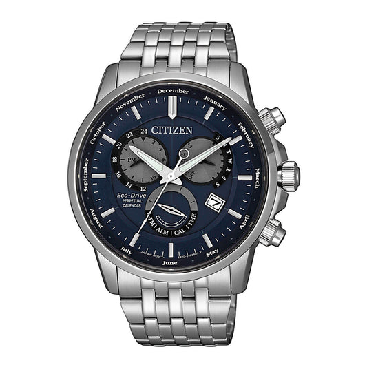 Citizen ECO Drive Perpetual Calender Men's Blue Dial watch- BL8150-86L