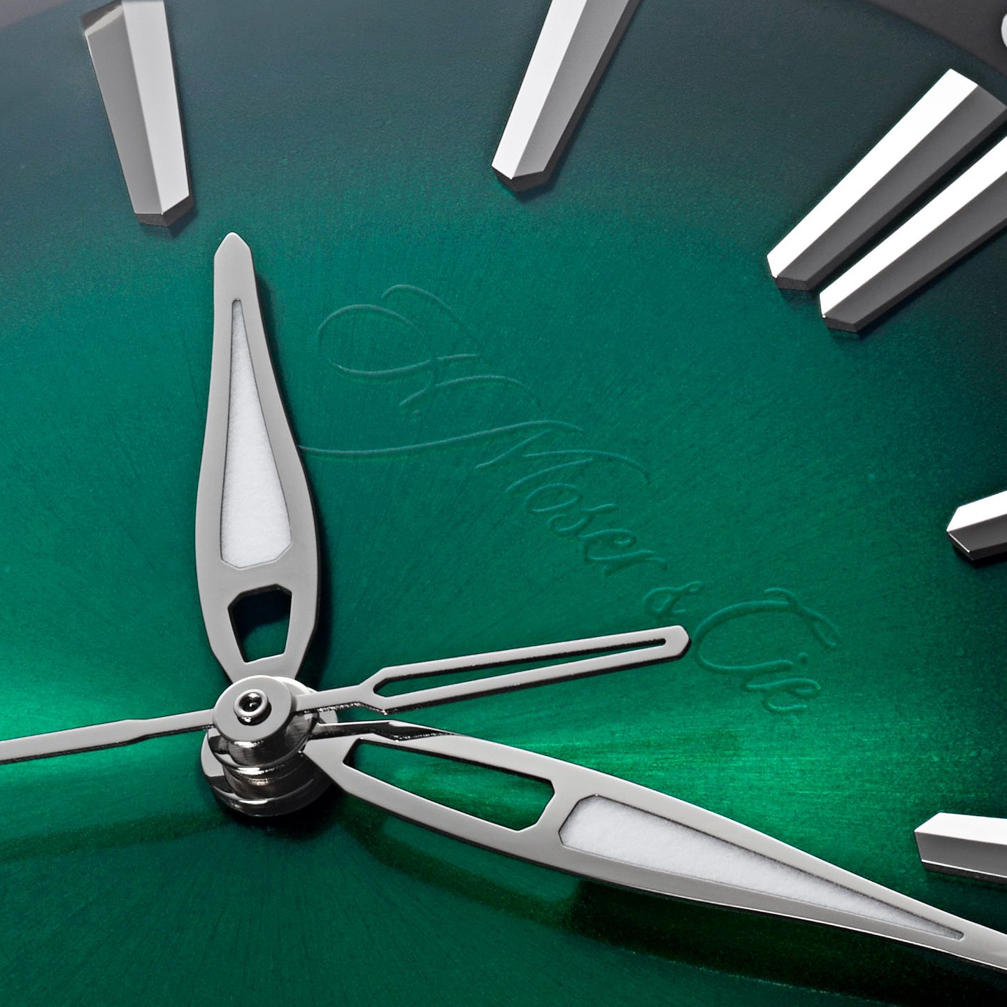H. Moser & Cie. Pioneer Centre Seconds Cosmic Green Men's Watch - 3201-1201