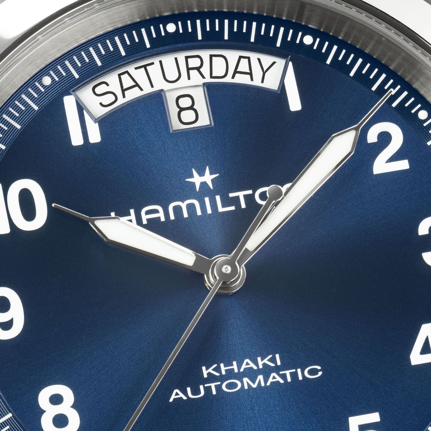 Hamilton Khaki Field King Day-Date Blue Dial 40mm Automatic Men's Watch - H64475540