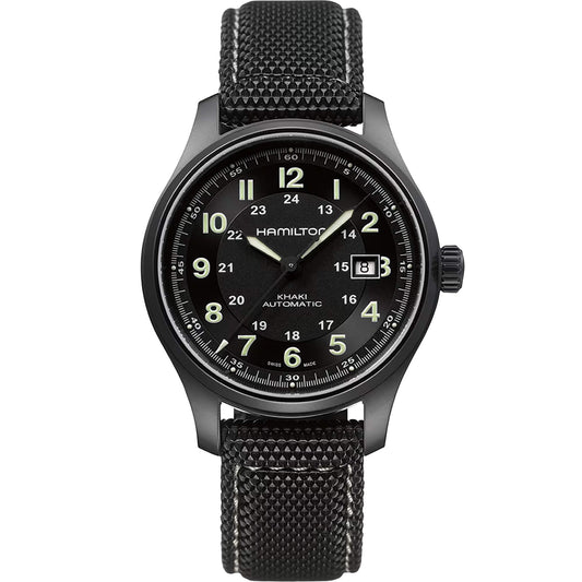 Hamilton Khaki Field Titanium Automatic Men's Watch- H70575733