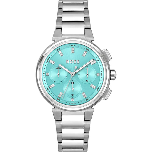 Hugo Boss Turquoise Dial One Chronograph Ladies Watch-  1502763